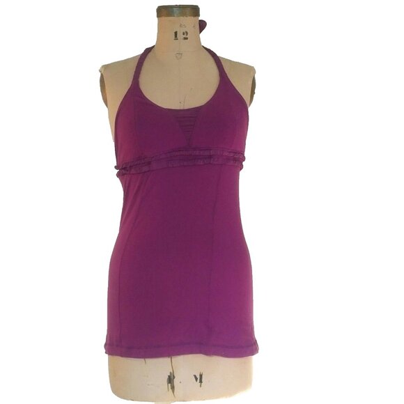 Lululemon DIGNITY halter tank top athletic yoga size 6 - Picture 3 of 12
